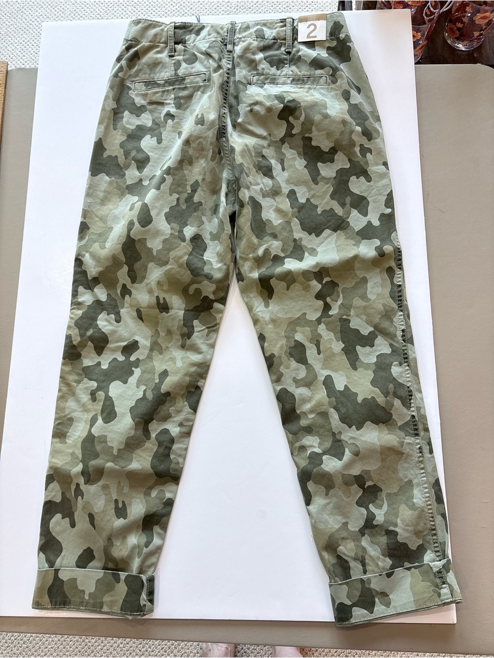 GAP Olive & Khaki Camo Chino Pants - Picture 8 of 10